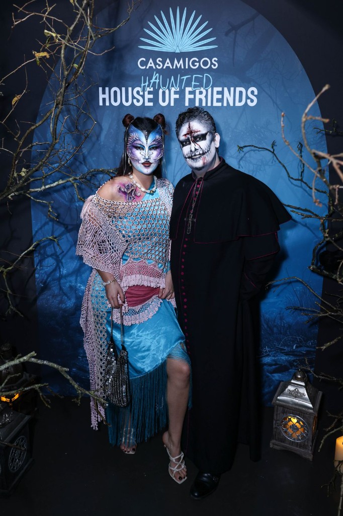 Two character looks at a Casamigos event